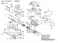 Bosch 0 603 237 941 PKS 40 Circular hand saw 110 V / GB Spare Parts PKS40